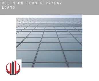 Robinson Corner  payday loans